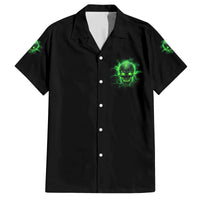 Heaven Don't Want Me Mad Skull Family Matching Off Shoulder Short Dress and Hawaiian Shirt - Wonder Print Shop