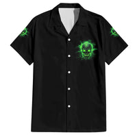 Heaven Don't Want Me Mad Skull Family Matching Short Sleeve Bodycon Dress and Hawaiian Shirt - Wonder Print Shop