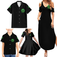 Heaven Don't Want Me Mad Skull Family Matching Summer Maxi Dress and Hawaiian Shirt - Wonder Print Shop