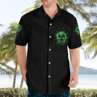 Heaven Don't Want Me Mad Skull Hawaiian Shirt - Wonder Print Shop