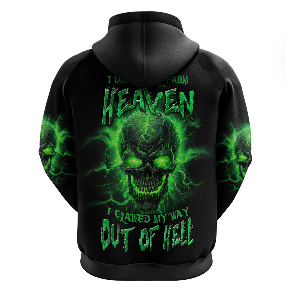 Heaven Don't Want Me Mad Skull Hoodie - Wonder Print Shop