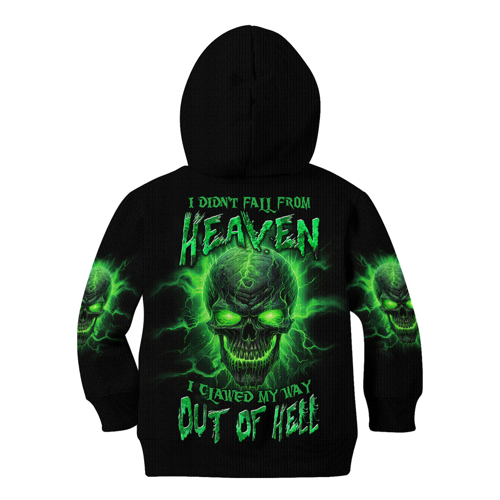 Heaven Don't Want Me Mad Skull Kid Hoodie - Wonder Print Shop