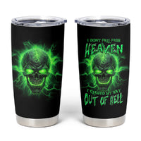 Heaven Don't Want Me Mad Skull Tumbler Cup - Wonder Print Shop