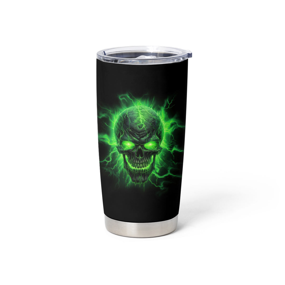 Heaven Don't Want Me Mad Skull Tumbler Cup - Wonder Print Shop
