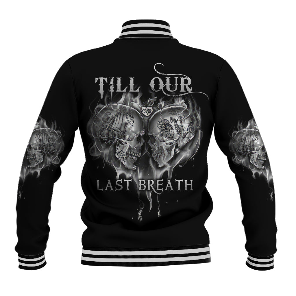 From Our First Kiss Till Our Last Breath Couple Baseball Jacket - Wonder Print Shop