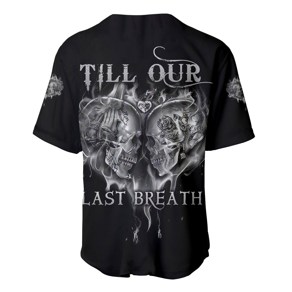 From Our First Kiss Till Our Last Breath Couple Baseball Jersey - Wonder Print Shop