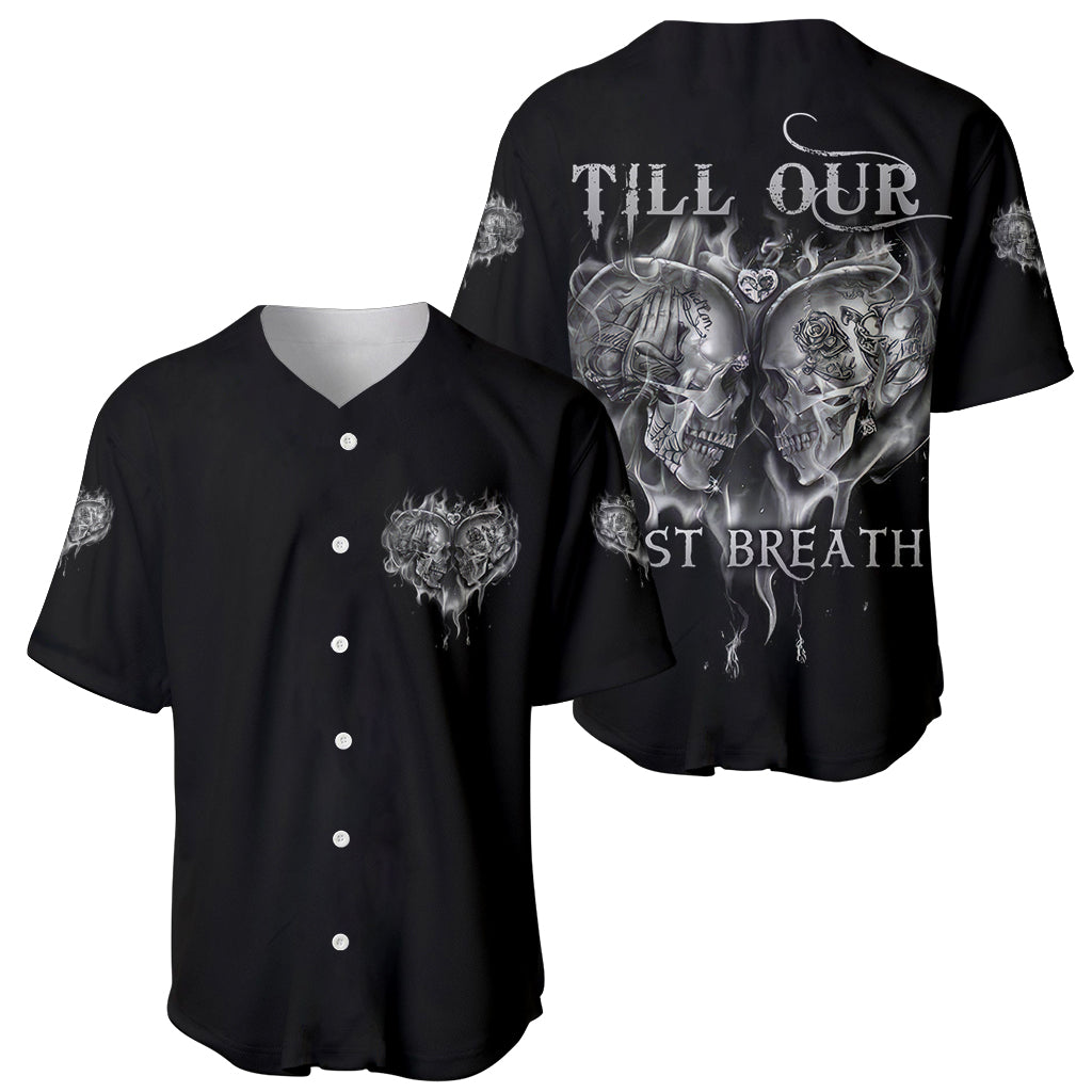 From Our First Kiss Till Our Last Breath Couple Baseball Jersey - Wonder Print Shop