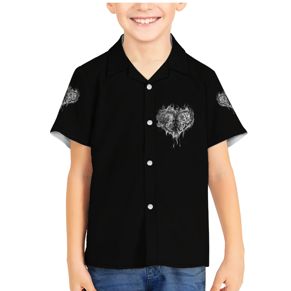 From Our First Kiss Till Our Last Breath Couple Family Matching Mermaid Dress and Hawaiian Shirt - Wonder Print Shop