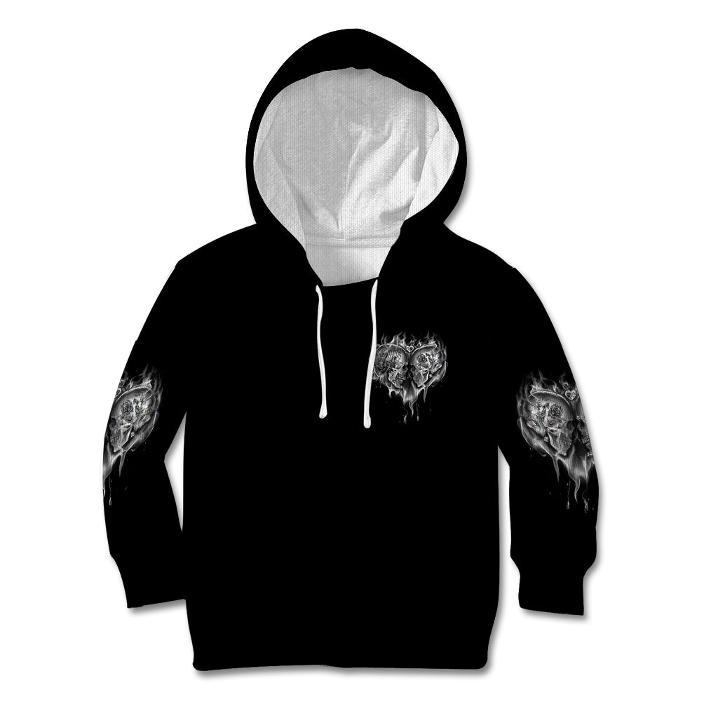 From Our First Kiss Till Our Last Breath Couple Kid Hoodie - Wonder Print Shop