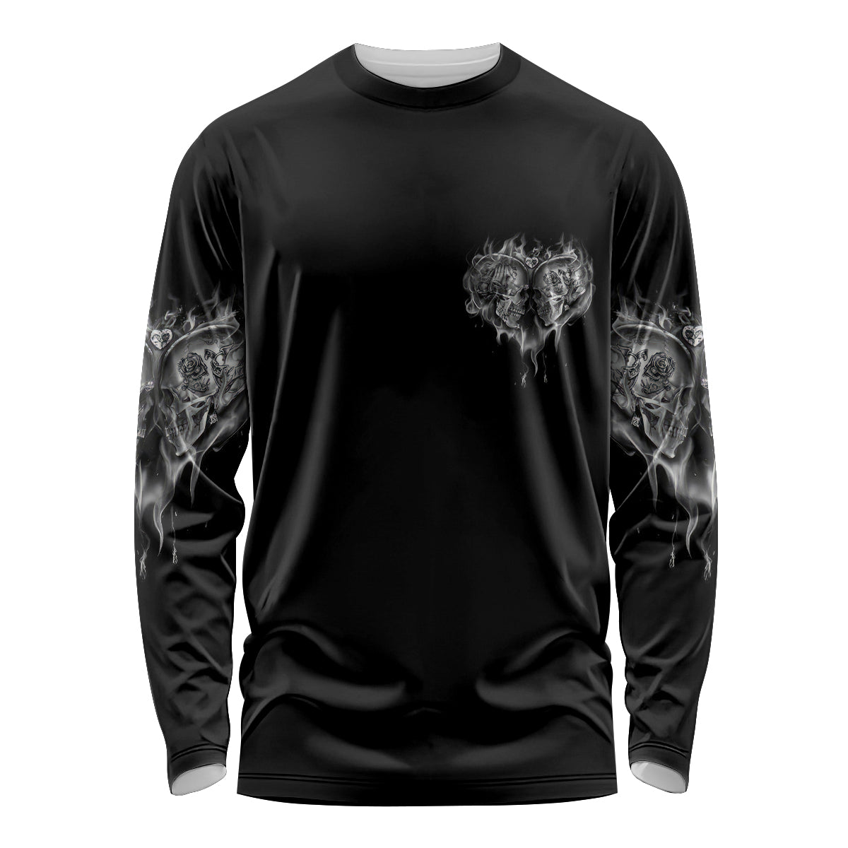 From Our First Kiss Till Our Last Breath Couple Long Sleeve Shirt - Wonder Print Shop