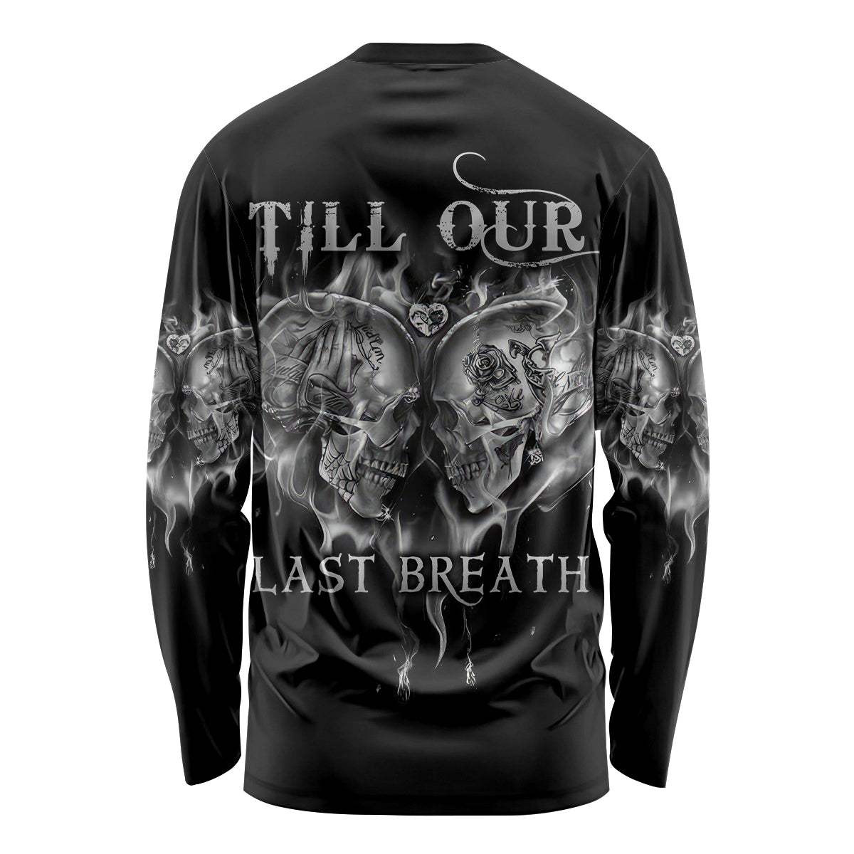 From Our First Kiss Till Our Last Breath Couple Long Sleeve Shirt - Wonder Print Shop