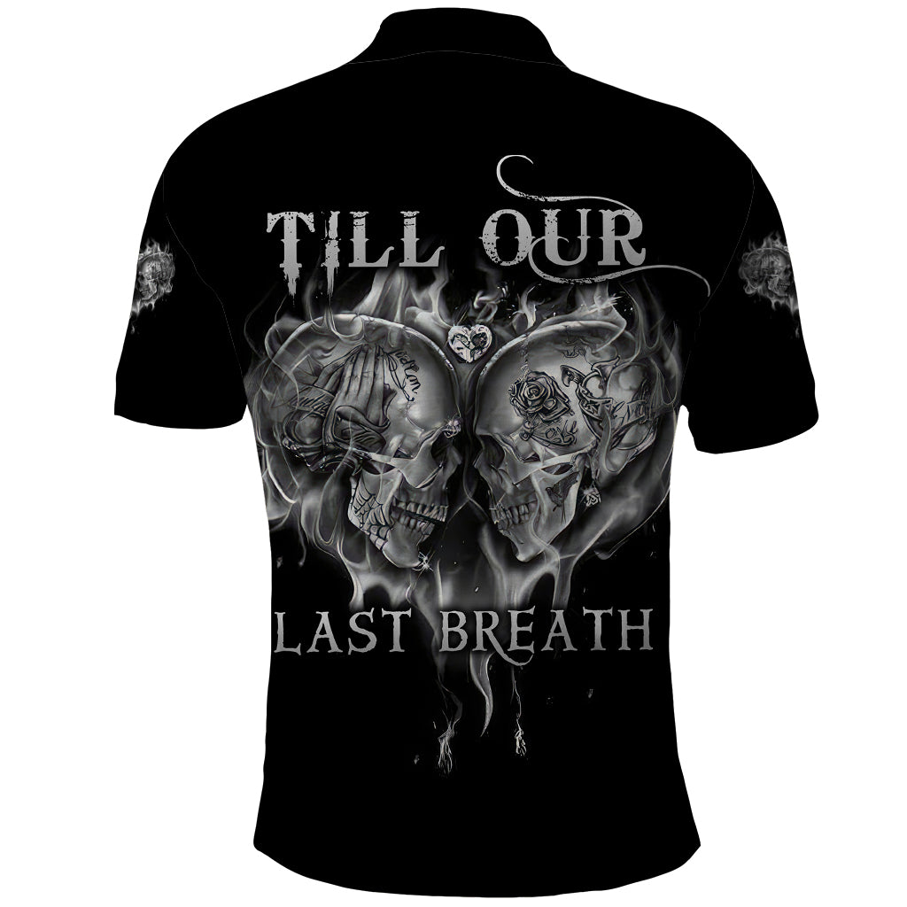 From Our First Kiss Till Our Last Breath Couple Polo Shirt - Wonder Print Shop