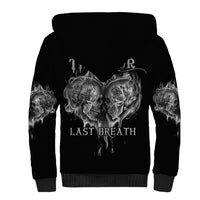 From Our First Kiss Till Our Last Breath Couple Sherpa Hoodie - Wonder Print Shop