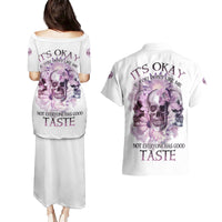 It's Okay If You Don't Like Me Couples Matching Puletasi Dress and Hawaiian Shirt - Wonder Print Shop