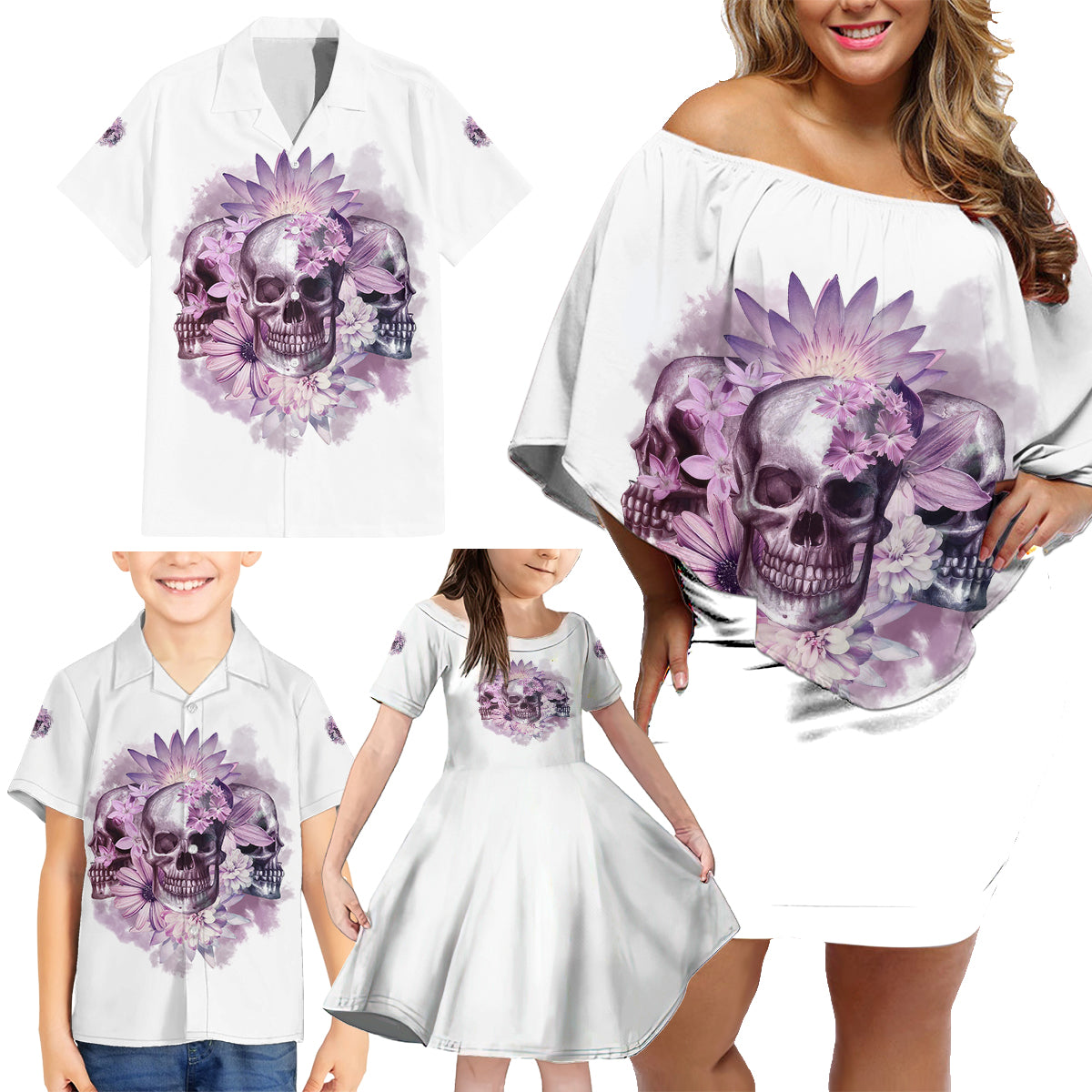 It's Okay If You Don't Like Me Family Matching Off Shoulder Short Dress and Hawaiian Shirt - Wonder Print Shop