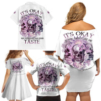 It's Okay If You Don't Like Me Family Matching Off Shoulder Short Dress and Hawaiian Shirt - Wonder Print Shop