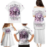 It's Okay If You Don't Like Me Family Matching Puletasi Dress and Hawaiian Shirt - Wonder Print Shop