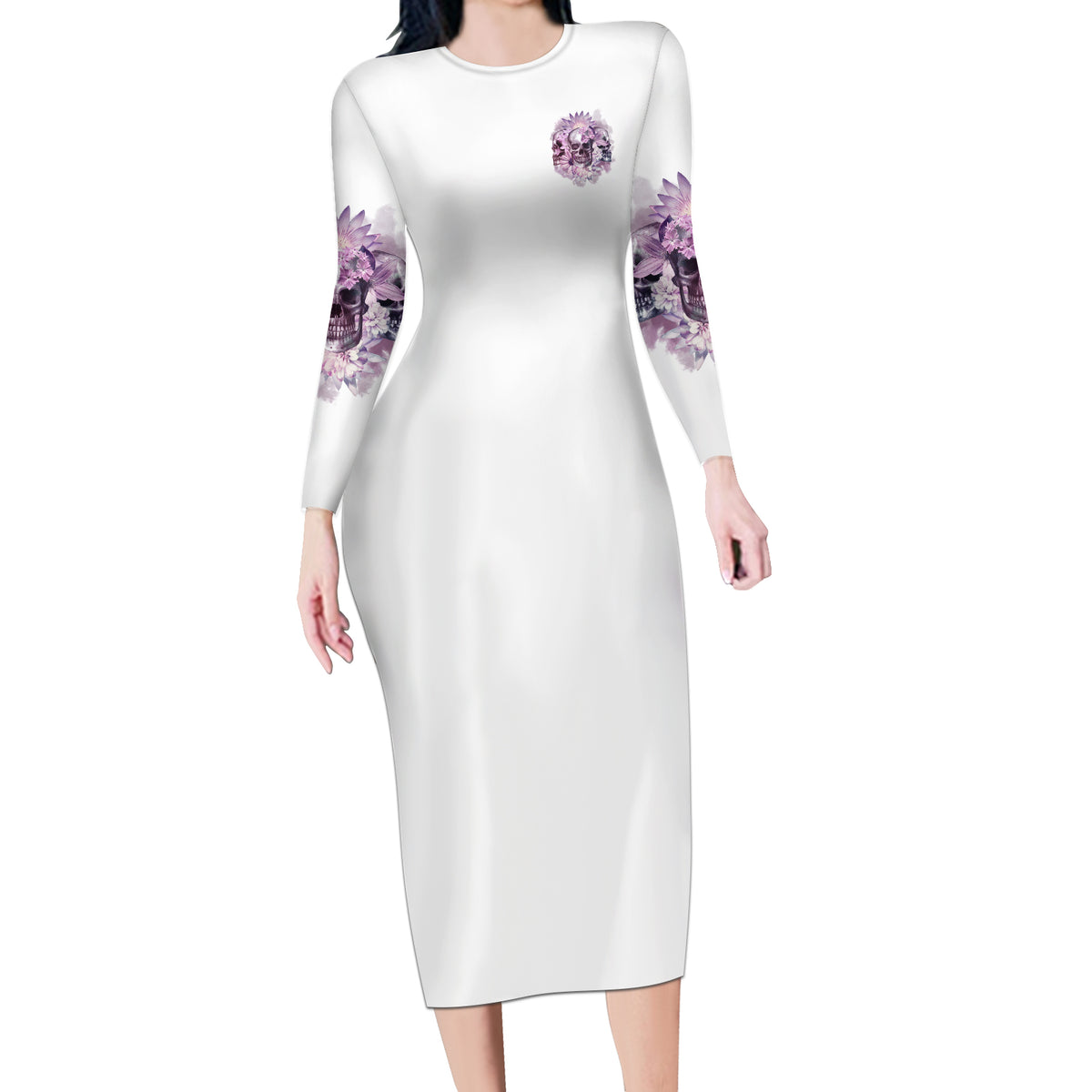 It's Okay If You Don't Like Me Long Sleeve Bodycon Dress - Wonder Print Shop