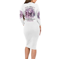 It's Okay If You Don't Like Me Long Sleeve Bodycon Dress - Wonder Print Shop