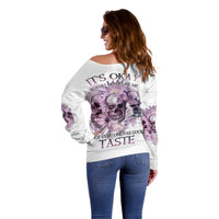 It's Okay If You Don't Like Me Off Shoulder Sweater - Wonder Print Shop