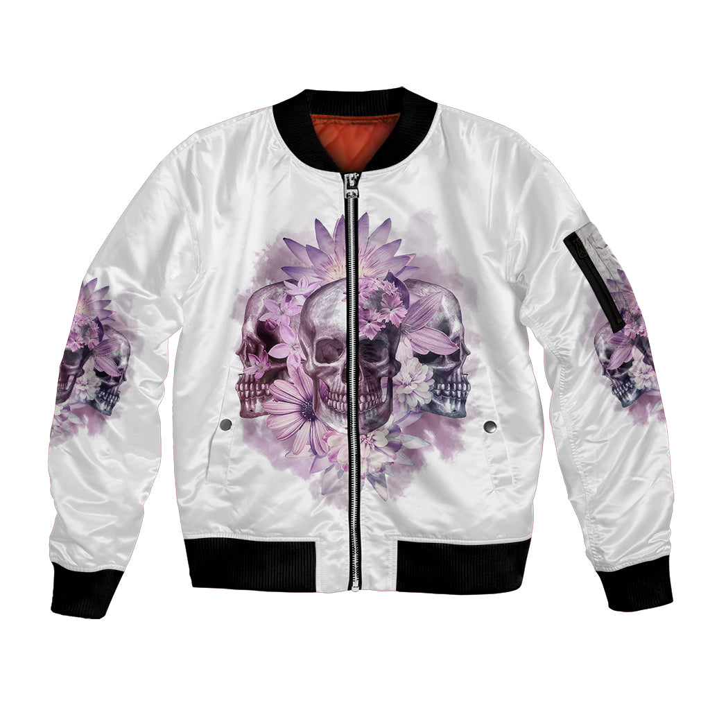 It's Okay If You Don't Like Me Sleeve Zip Bomber Jacket - Wonder Print Shop
