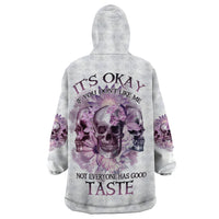 It's Okay If You Don't Like Me Wearable Blanket Hoodie - Wonder Print Shop