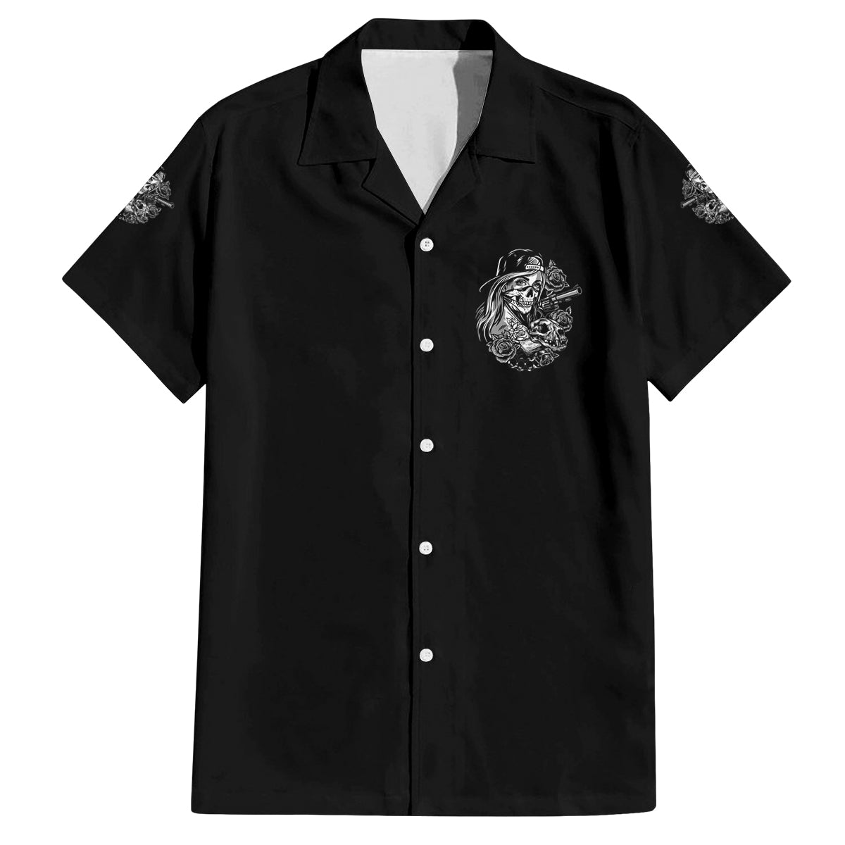 You Couldn't Handle Me B & W Family Matching Puletasi Dress and Hawaiian Shirt - Wonder Print Shop