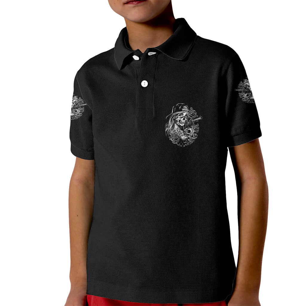 You Couldn't Handle Me B & W Kid Polo Shirt - Wonder Print Shop