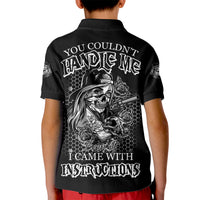 You Couldn't Handle Me B & W Kid Polo Shirt - Wonder Print Shop