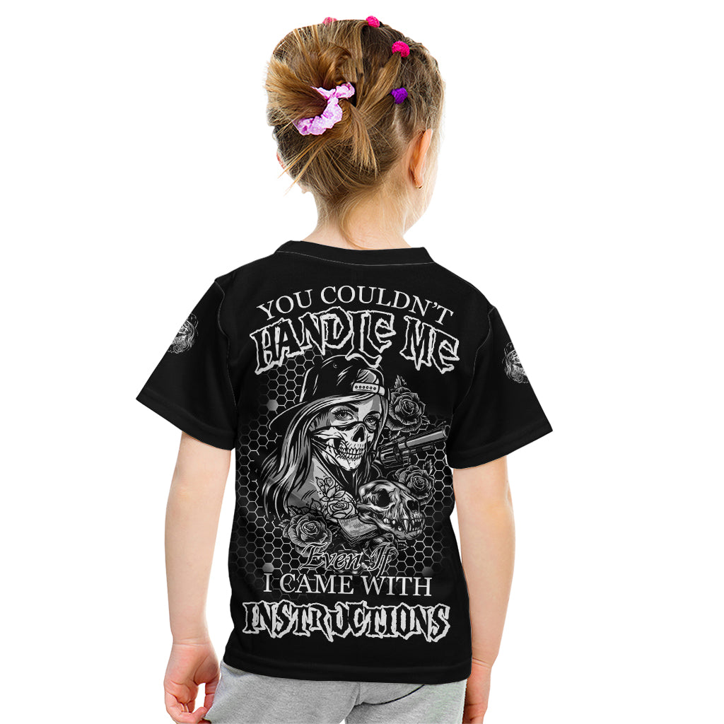 You Couldn't Handle Me B & W Kid T Shirt - Wonder Print Shop