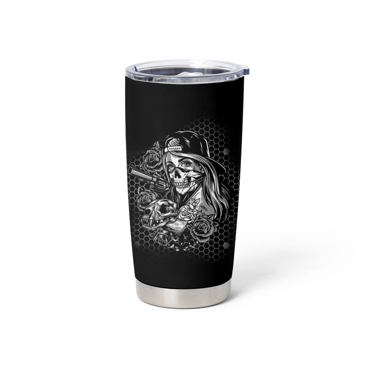 You Couldn't Handle Me B & W Tumbler Cup - Wonder Print Shop