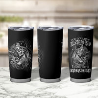 You Couldn't Handle Me B & W Tumbler Cup - Wonder Print Shop