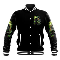 Warning Sign Skull Reaper Baseball Jacket - Wonder Print Shop