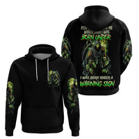 Warning Sign Skull Reaper Hoodie - Wonder Print Shop