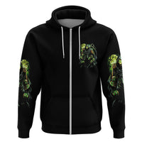 Warning Sign Skull Reaper Hoodie - Wonder Print Shop