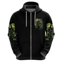 Warning Sign Skull Reaper Hoodie - Wonder Print Shop