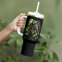 Warning Sign Skull Reaper Tumbler With Handle - Wonder Print Shop