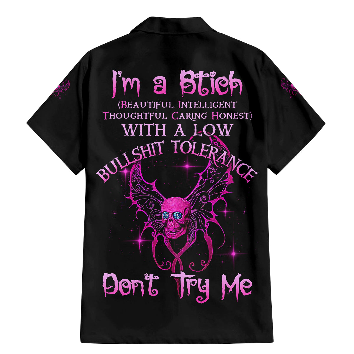 I'm A B Don't Try Me Family Matching Mermaid Dress and Hawaiian Shirt - Wonder Print Shop