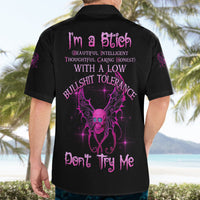 I'm A B Don't Try Me Hawaiian Shirt - Wonder Print Shop
