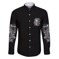 I'm Not The Hero You Want Family Matching Long Sleeve Bodycon Dress and Hawaiian Shirt - Wonder Print Shop