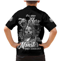 I'm Not The Hero You Want Family Matching Mermaid Dress and Hawaiian Shirt - Wonder Print Shop