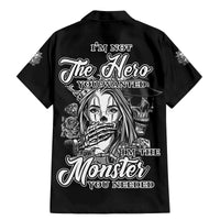 I'm Not The Hero You Want Family Matching Mermaid Dress and Hawaiian Shirt - Wonder Print Shop