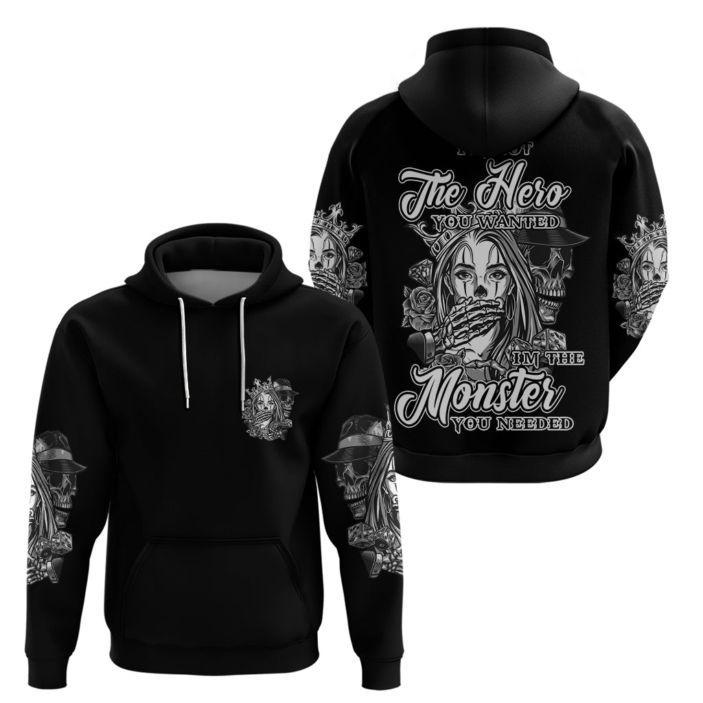 I'm Not The Hero You Want Hoodie - Wonder Print Shop
