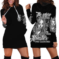 I'm Not The Hero You Want Hoodie Dress - Wonder Print Shop