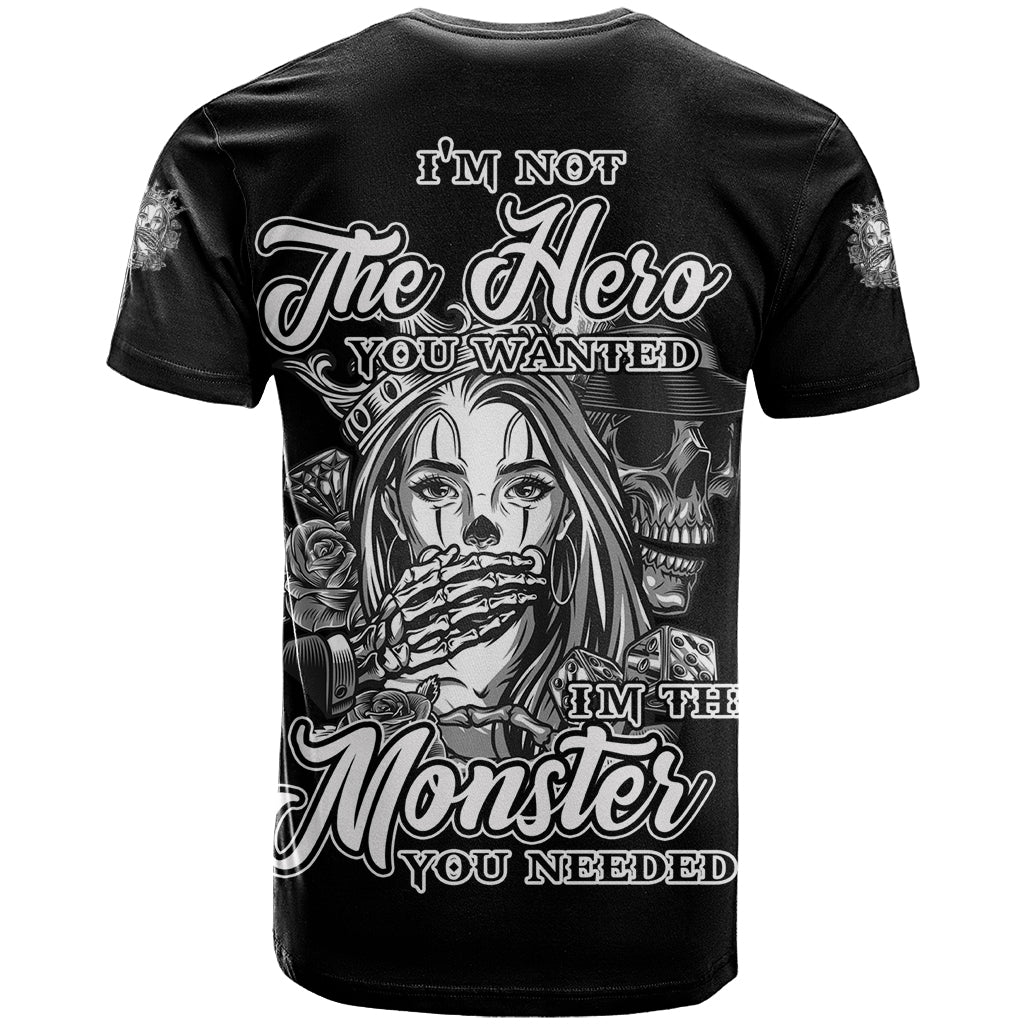 I'm Not The Hero You Want T Shirt - Wonder Print Shop