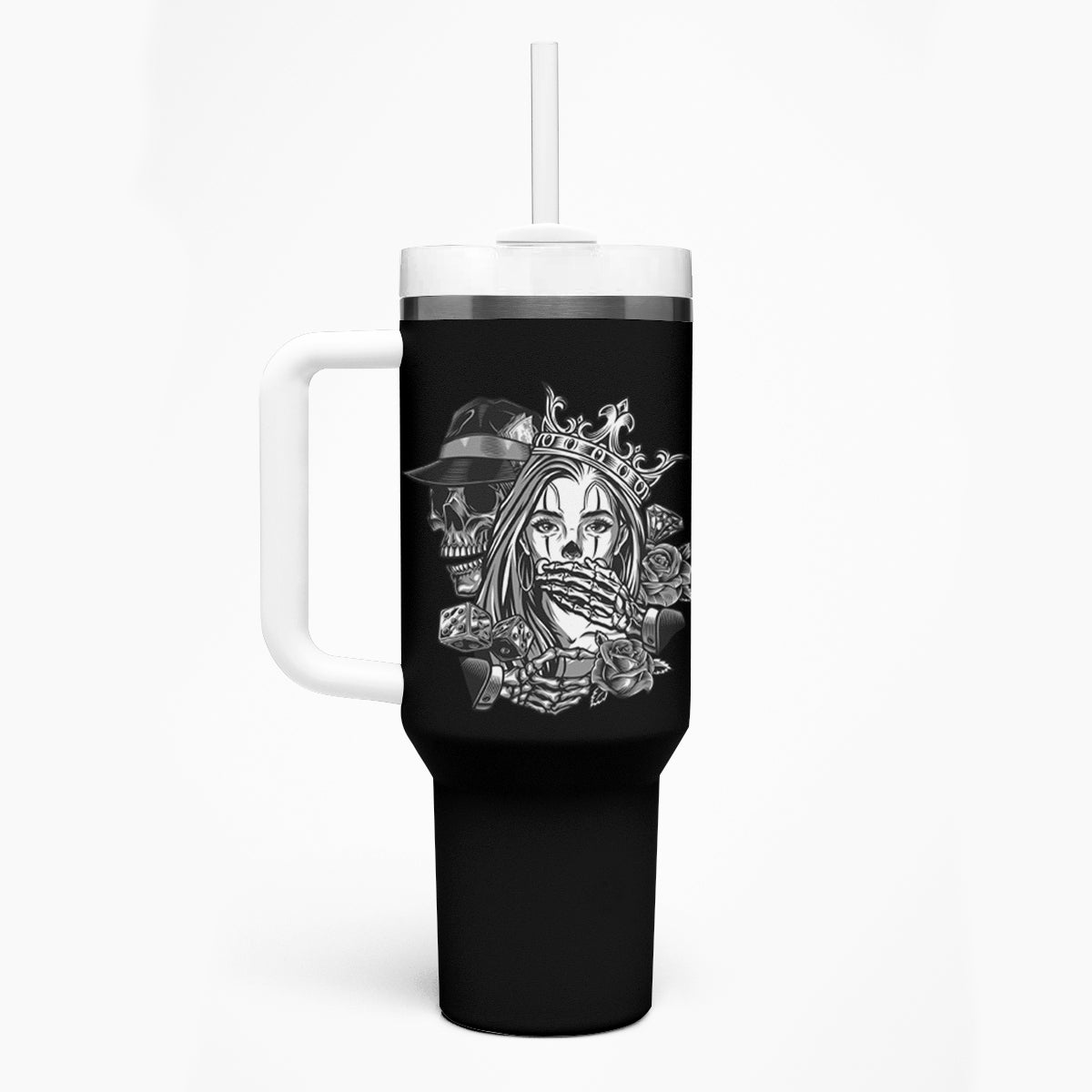I'm Not The Hero You Want Tumbler With Handle - Wonder Print Shop