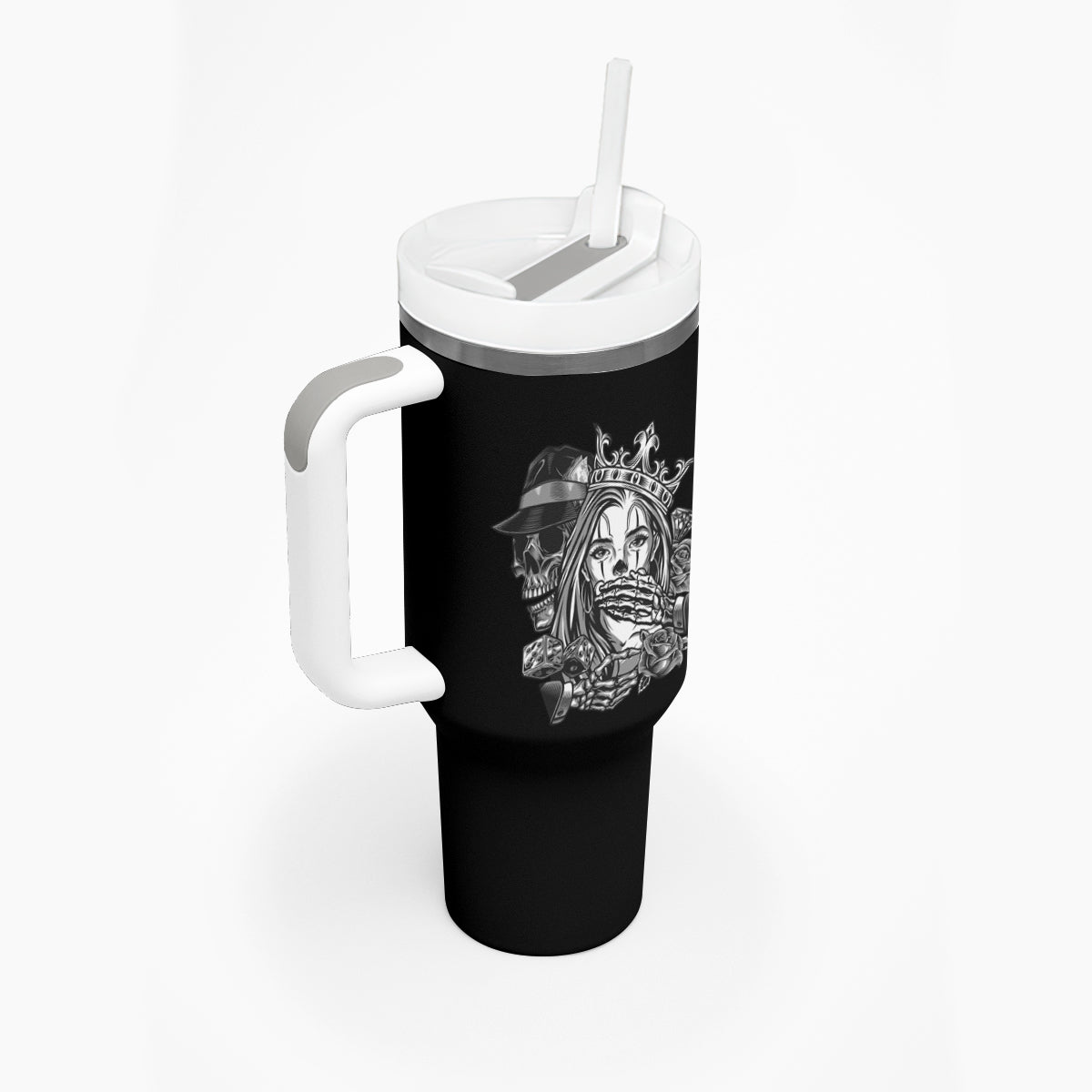I'm Not The Hero You Want Tumbler With Handle - Wonder Print Shop