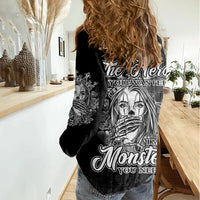 I'm Not The Hero You Want Women Casual Shirt - Wonder Print Shop