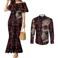 zero-f-given-skull-couples-matching-mermaid-dress-and-long-sleeve-button-shirt