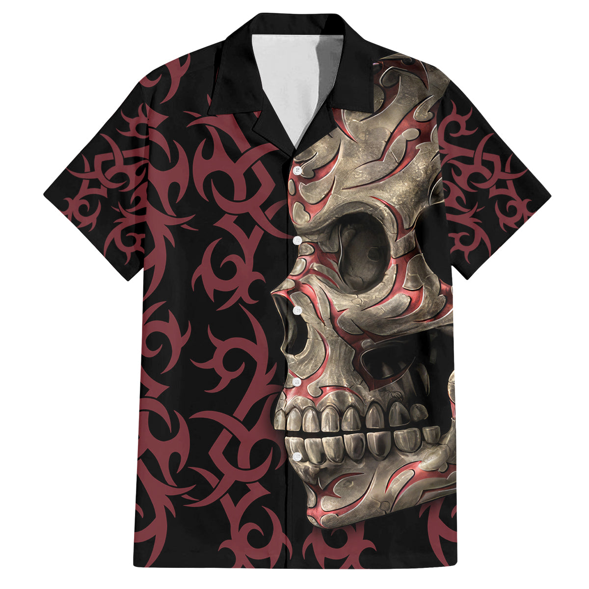 Zero F Given Skull Family Matching Puletasi Dress and Hawaiian Shirt - Wonder Print Shop